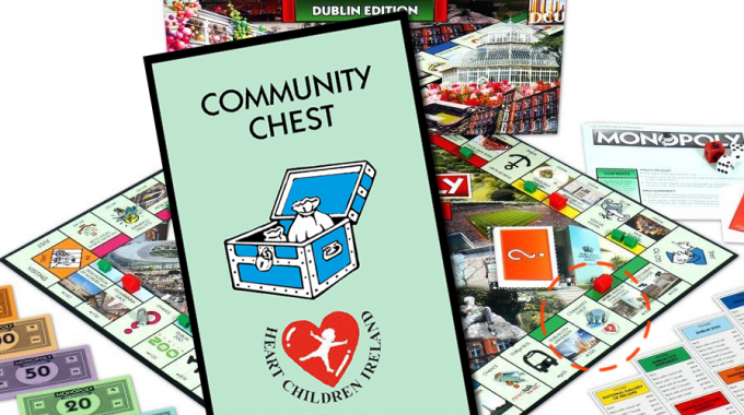 Heart Children Ireland Awareness -Monopoly Board Dublin