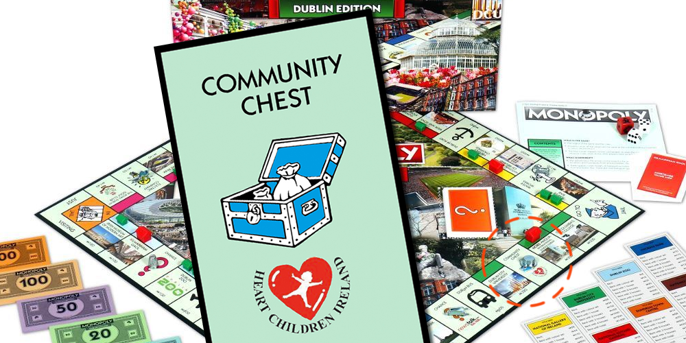 Heart Children Ireland Awareness -Monopoly Board Dublin